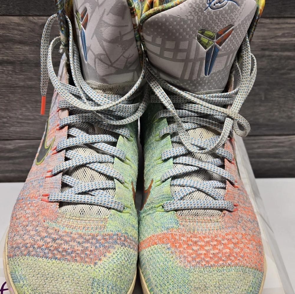 Nike Kobe 9 IX Elite Premium What The Kobe 678301-904 Shoes Men‎ Sz 10.5 W/Box